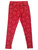 Girls Christmas Red & Green Sleigh All Day Holiday Sleep Pajamas Shirt & Pants