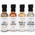 Pizza Seasoning Gift Set, Flavors Include Garlic and Onion, Chili Parsley, Italian, and Crushed Red Pepper, Pack of 4
