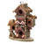 12.5" Brown Gingerbread Style Hanging Birdhouse