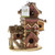 12.5" Brown Gingerbread Style Hanging Birdhouse