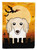 Caroline's Treasures BB1770GF Halloween Longhair Creme Dachshund Flag Garden Size , Small, multicolor