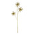 24" Gold Glittered and Shiny Starburst Artificial Christmas Spray