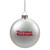 Set of 3 Glass Norman Rockwell Christmas Disc Ornament