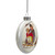 Set of 3 Norman Rockwell Glass Christmas Disc Ornament