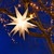 LED Lighted Moravian Star Christmas Decoration - 12" - White - Warm White Lights