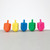 "Jar" of Dreidels, Spin the Dreidel Hanukkah Game with 25 Multi-Color Pieces