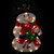 30.5" Lighted Snowman with Candy Canes Christmas Outdoor Decoration