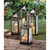 15.75" Bronze Solid Tall Contemporary Candle Lantern
