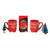 Ghirardelli Cocoa for 2 Gift Set, Contains 2 Holiday Mugs, 2 Double Chocolate Cocoa Mixes and 2 Packets of Mini Marshmallows