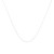 10K White Gold Solid Rope Chain Necklace, 20"