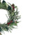 Mixed Foliage and Iced Berries Artificial Christmas Wreath, 26-Inch, Unlit
