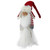 22” White and Red Slim Santa Gnome Christmas Tabletop Decor