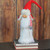 Slim Santa Gnome Christmas Figure - 22” - White and Red