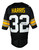 Franco Harris Signed Custom Black Pro Style Football Jersey BAS ITP