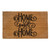 Natural Coir Rectangular "Home Sweet Home" Doormat 18" x 30"