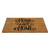 Natural Coir Rectangular "Home Sweet Home" Doormat 18" x 30"