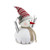 16" White and Red Snowman Christmas Tabletop Decor