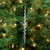 12" Winter Light Clear Glittered Spiral Icicle Christmas Ornament