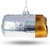 Burrito Wrapped in Foil Glass Christmas Ornament