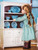 The Queen's Treasures 18 Inch Doll Wooden Farmhouse Cupboard Dish Hutch