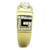Men's IP Gold Stainless Steel Ring with AAA Grade Cubic Zirconia - Size 12