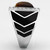 Men's Stainless Steel Ring with Brown Topaz Tiger Eye Synthetic Stone - Size 11