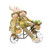 Cycling Spring Easter Bunny Rabbit Couple Bicycle Tabletop Figures Figurines Decor Decoration