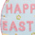 Easter Egg Shaped Pillow Blue 16" Easter Soft Woven Pillow With Filling For Couch Sofa Bed Chair Cotton