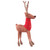 Brown Deer with Red Christmas Xmas Ornament