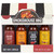 BBQ Pit Mini Food Stand Gift Set, Flavors Include Tangy and Spicy, Smoky Bourbon, Sweet and Spicy and Original BBQ Sauce, Pack of 4