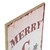 Tree and Snowflakes "Merry Christmas" Porch Sign Decoration - 36" - White and Red