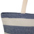 20" Corona Striped Beach Bag