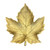 10.5" Gold Maple Leaf Shaped Accent Plate