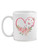 Butterfly Rose Heart Mug -SmartPrintsInk Designs