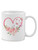 Butterfly Rose Heart Mug -SmartPrintsInk Designs
