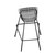 Manhattan Comfort Madeline Set Of 2 Barstool In Black And White 2-198AMC4