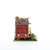 9.75" Red and White Trailer Outdoor Hanging Birdhouse