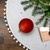 Red Glittered Shatterproof Christmas Ball Ornament 4" (100mm)