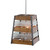 Uttermost Glasshouse 4 Light Lantern Pendant 21518