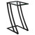 Monarch Contemporary Accent Table With Black Finish I 3089
