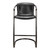Moe's Home Industrial Freeman Onyx Black Leather Barstool PK-1060-02