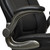Techni Mobili Medium Back Executive Office Chair With Black RTA-4902-BK