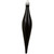 Set of 8 Jet Black Shatterproof 4-Finish Christmas Finial Drop Ornaments 6"