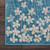Nourison Tranquil 2'3" X 7'3" Turquoise Runner Rug 099446485823