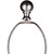 31.25" White and Clear Gilded Composition Body Table Lamp