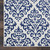 Nourison Grafix White Blue 2' x 4' Area Rug 099446039699