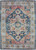 Nourison Global Vintage Blue And Multicolor 4' x 6' Area Rug 099446707420