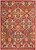 Nourison Allur Red Multicolor 5'3" x 7'3" Area Rug 099446838087
