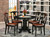 East West Furniture Shelton Wood 5-Piece Dining Set With Black SHKE5-BLK-LC