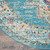 Nourison Passion Round 5'3" Light Blue Area Rug 099446734167